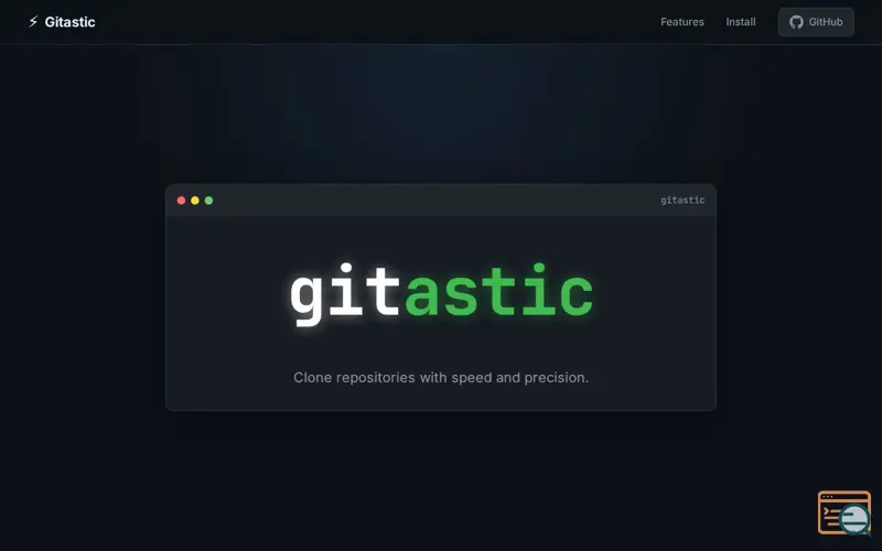 Screenshot of Gitastic