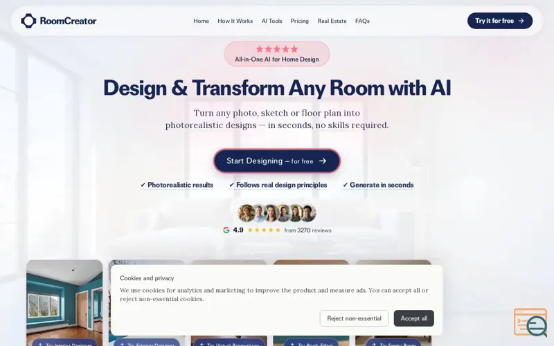 Screenshot of RoomCreator