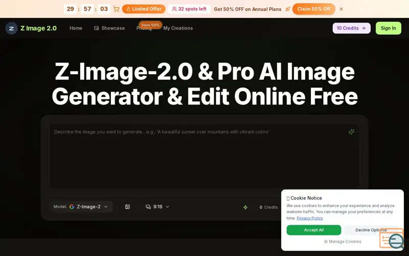 Screenshot of z image