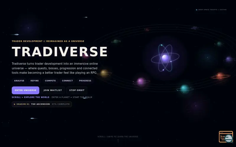 Screenshot of Tradiverse 