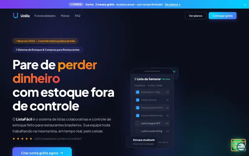 Screenshot of Unilix
