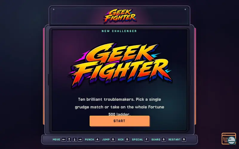 Screenshot of Geek Fighter