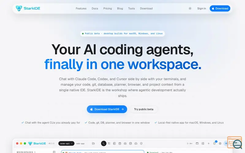 Screenshot of StarkIDE