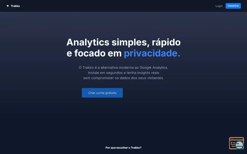Screenshot of Trakko