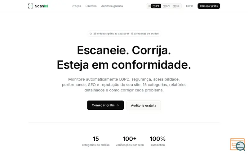 Screenshot of Scanlei