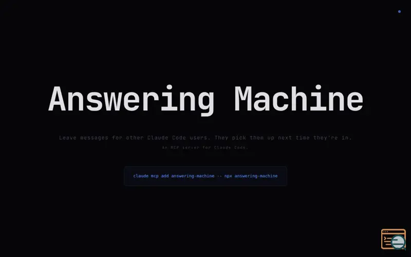 Screenshot of Answering Machine