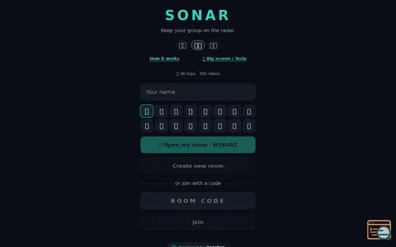 Screenshot of Sonar 