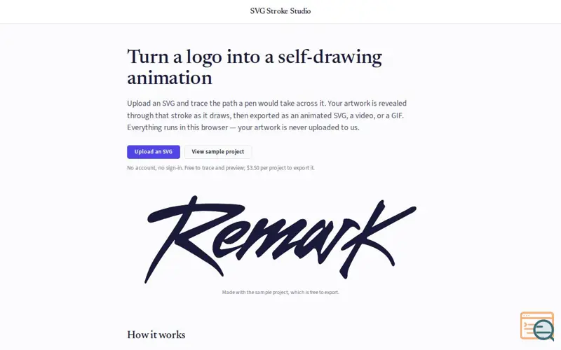 Screenshot of SVG Stroke Studio 
