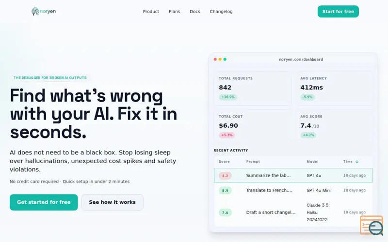 Screenshot of Noryen 