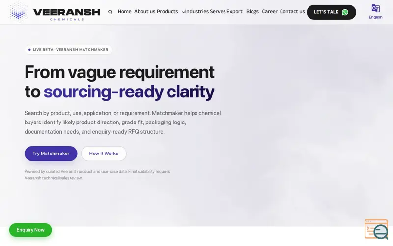 Screenshot of Veeransh Matchmaker