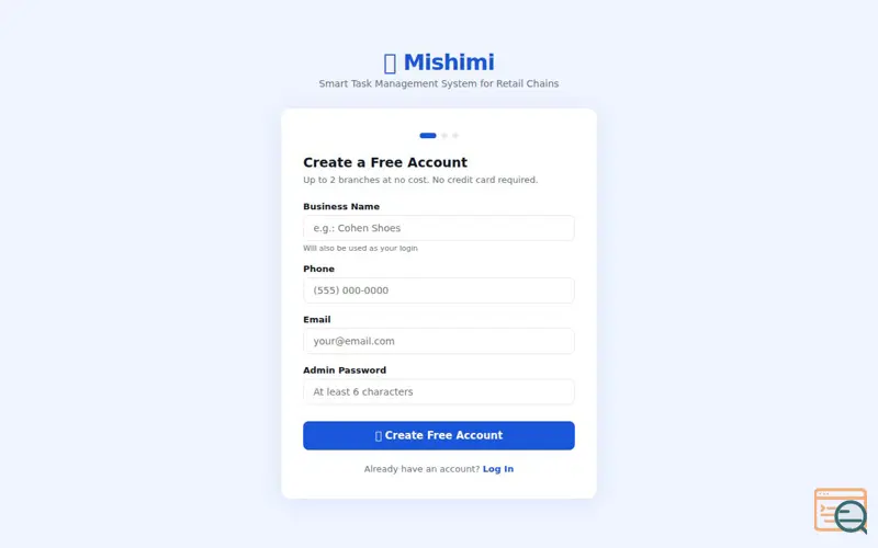 Screenshot of Mishimi