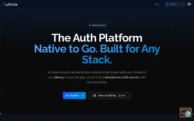 Screenshot of Authula