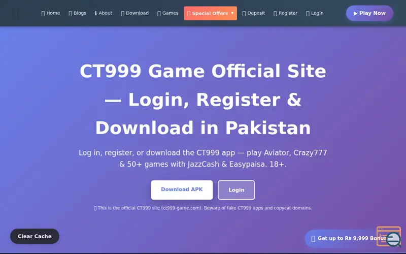 Screenshot of CT999 Gaming