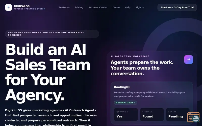Screenshot of DigiKai OS