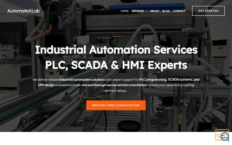 Screenshot of AutomateXLab