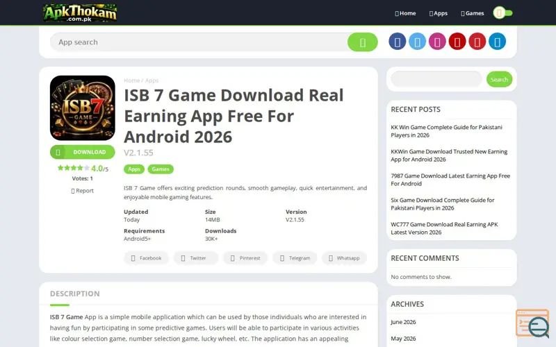 Screenshot of Apkthokam