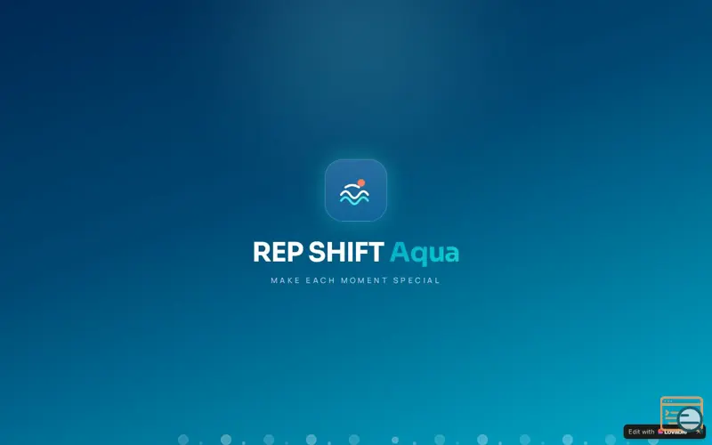 Screenshot of REP SHIFT Aqua