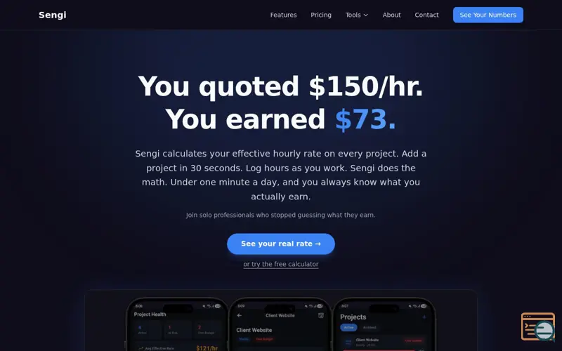 Screenshot of Sengi