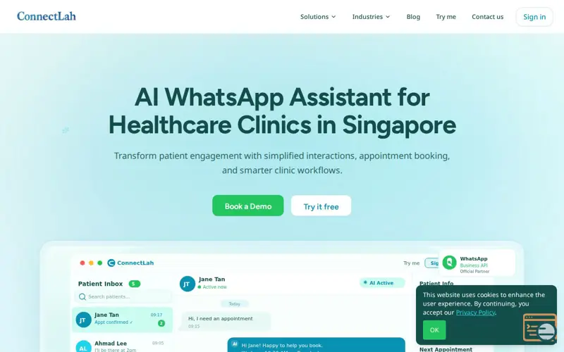 Screenshot of ConnectLah