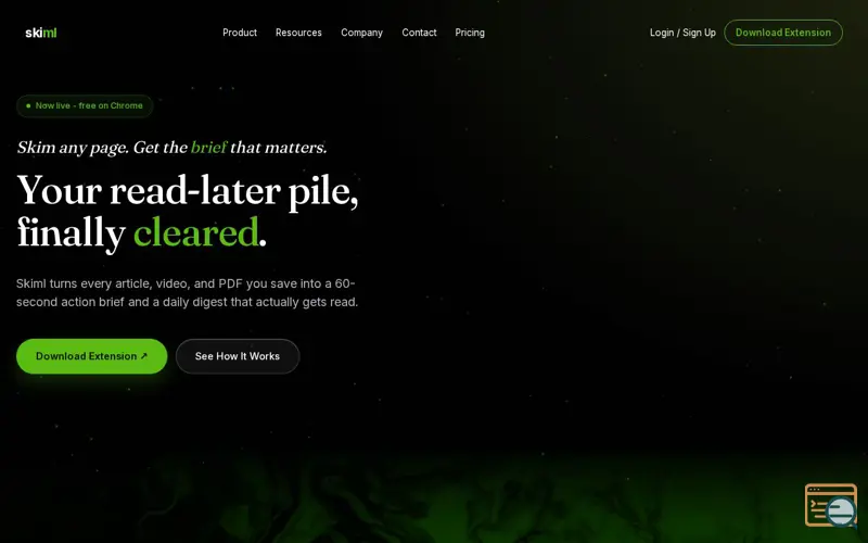 Screenshot of Skiml