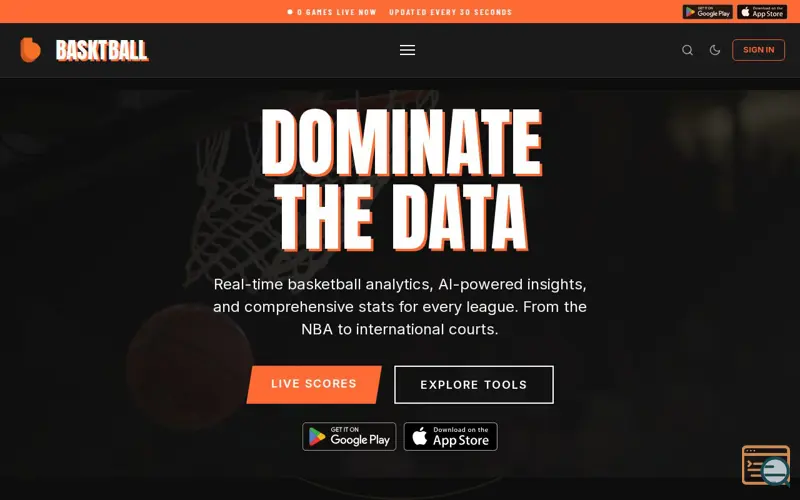 Screenshot of BASKTBALL