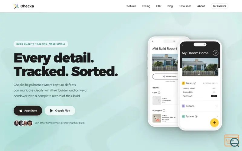 Screenshot of Checka