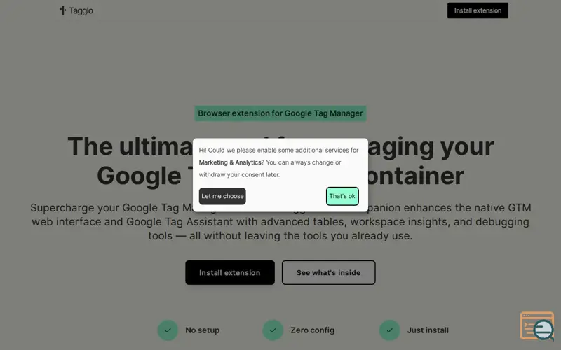 Screenshot of Tagglo
