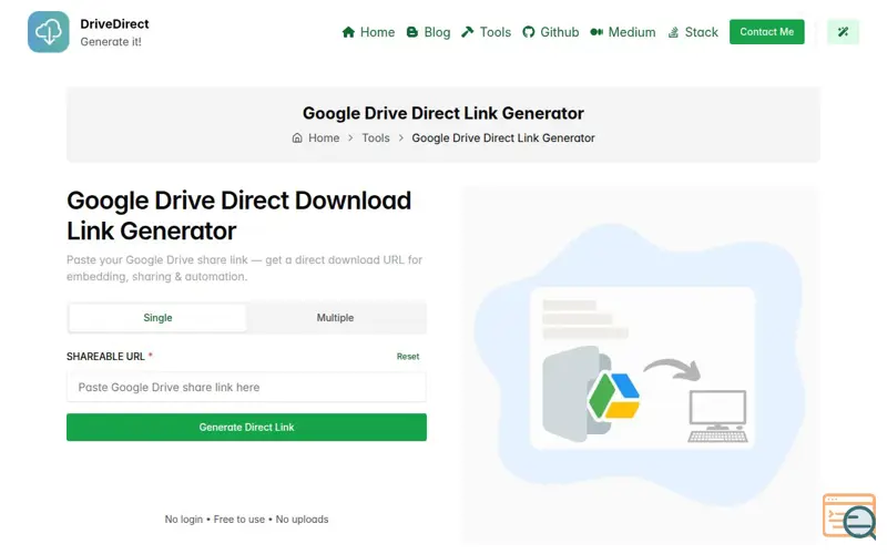 Screenshot of Drive Direct