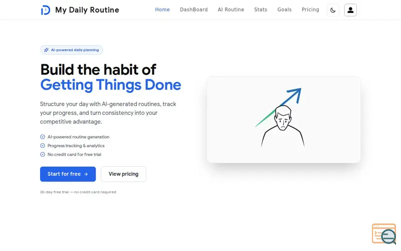 Screenshot of My Daily Routine
