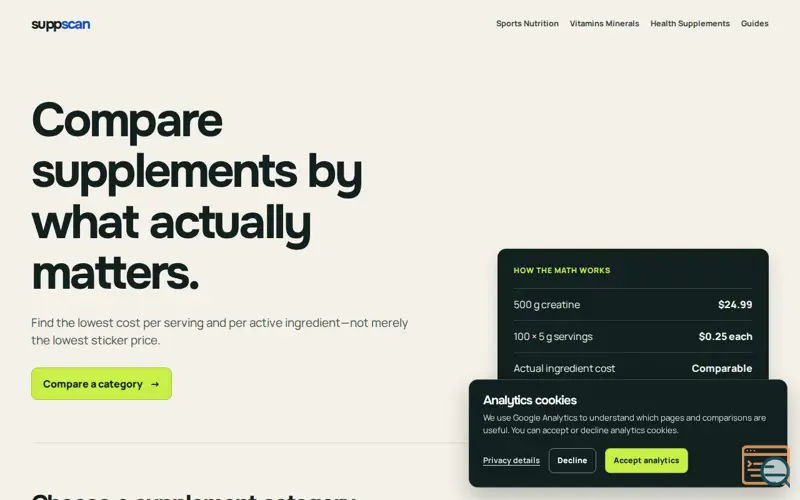 Screenshot of Suppscan