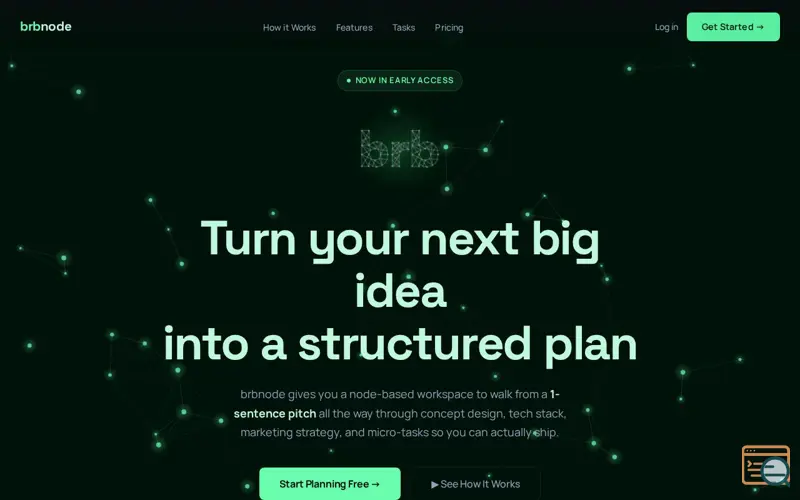Screenshot of brbnode