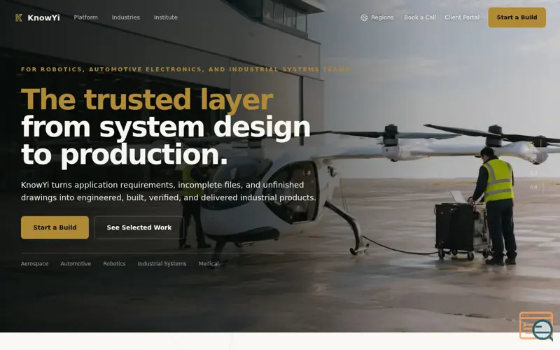Screenshot of KnowYi Technologies