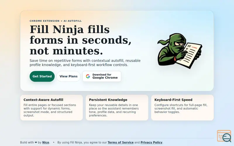 Screenshot of Fill Ninja