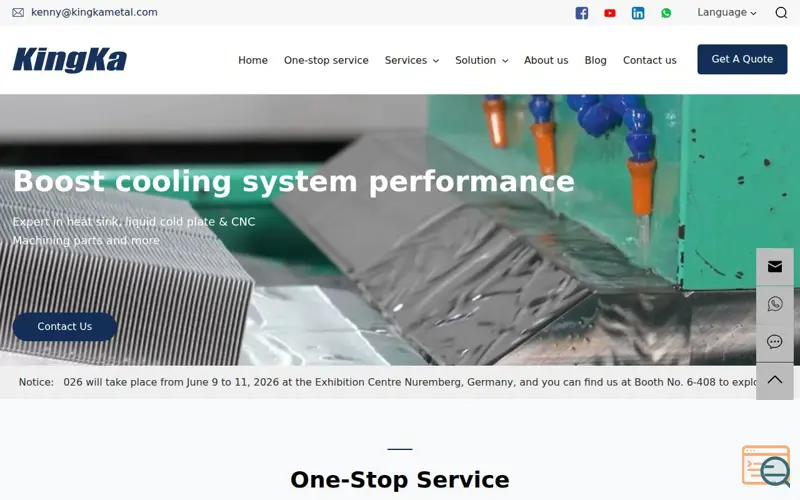 Screenshot of Kingka Tech Industrial Limited