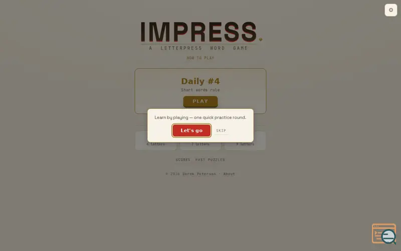 Screenshot of Impress