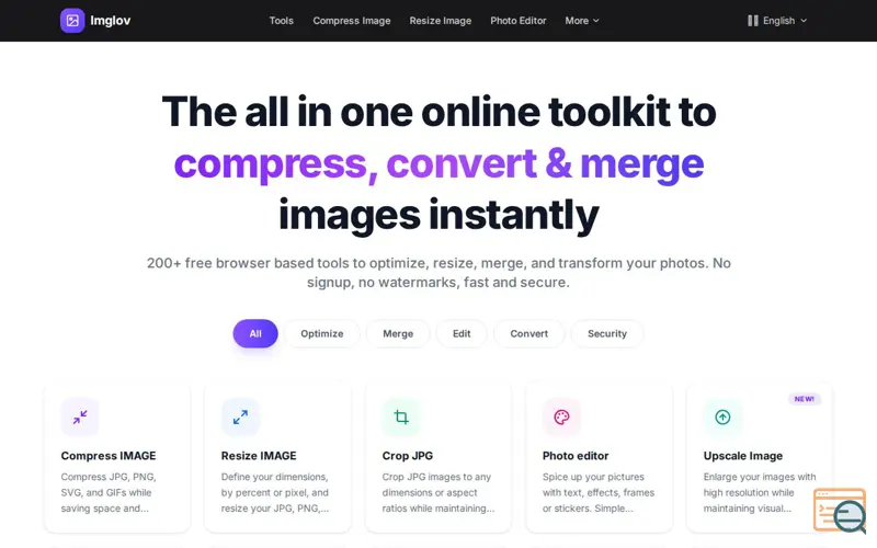 Screenshot of Imglov