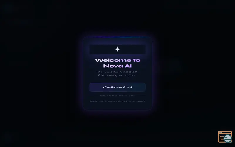 Screenshot of Nova Ai 