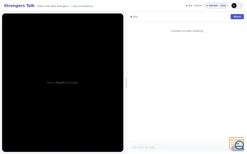 Screenshot of Strangers Talk