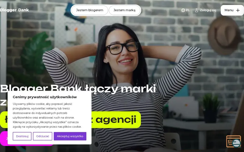 Screenshot of Blogger Bank, a launch using Google reCAPTCHA