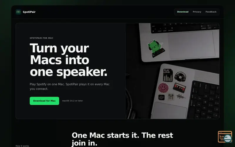 Screenshot of SpotiPair