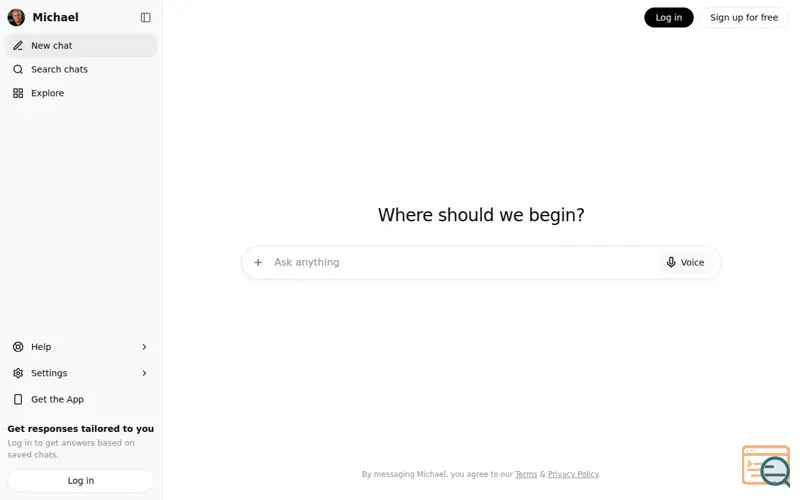 Screenshot of Michael