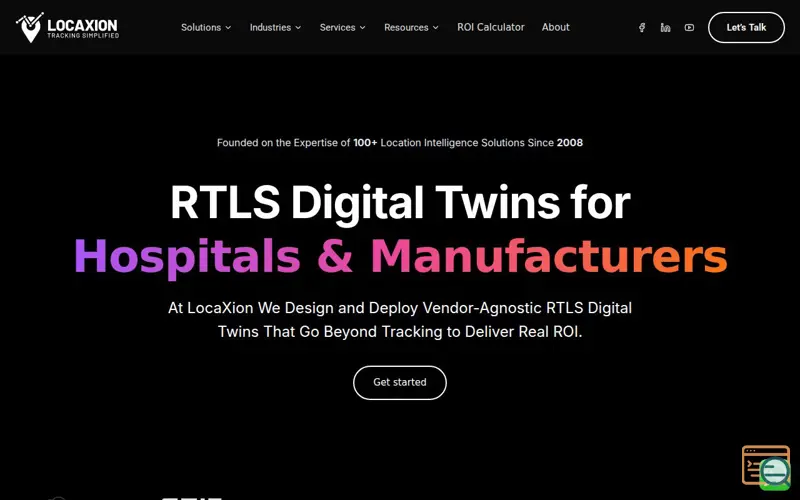 Screenshot of RTLS Consulting
