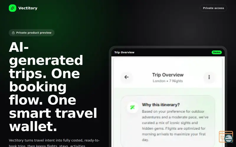 Screenshot of Vectitory 