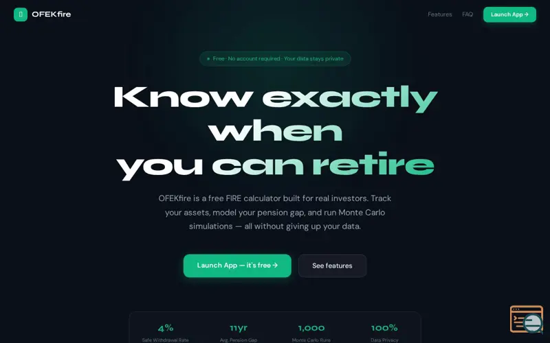 Screenshot of OFEKfire