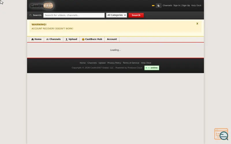 Screenshot of CastIn2007