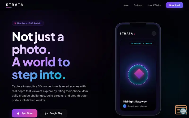 Screenshot of Strata