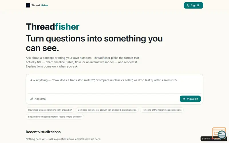 Screenshot of Treadfisher 