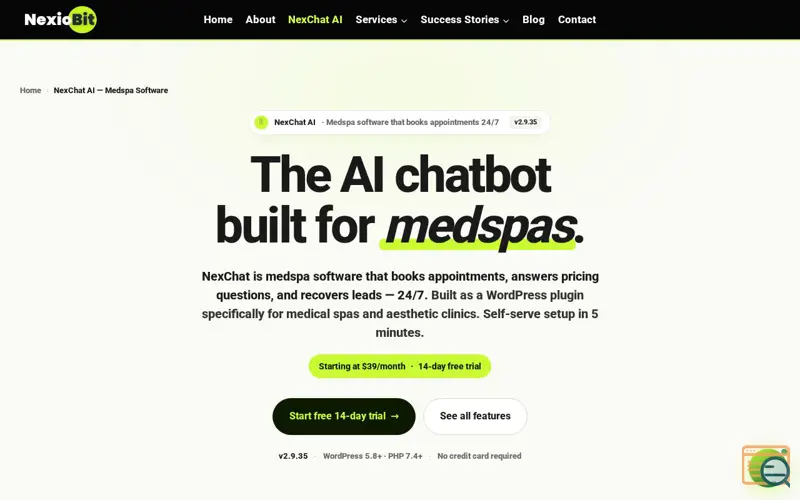 Screenshot of NexChat