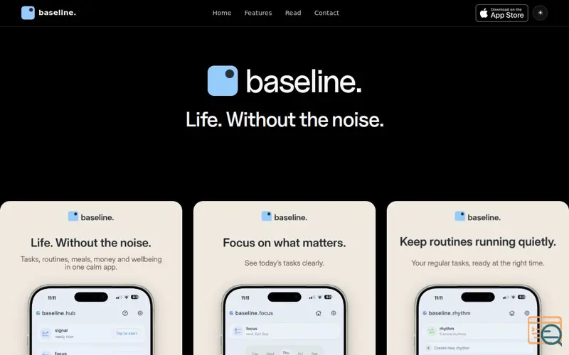 Screenshot of baseline.