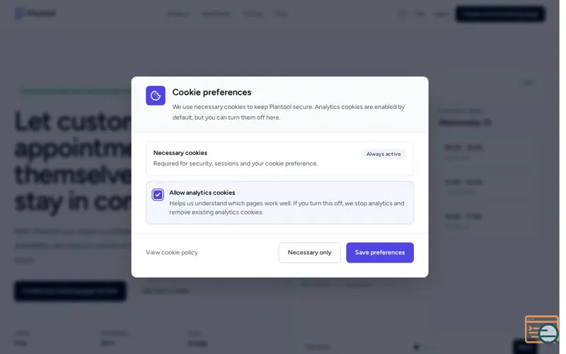 Screenshot of Plantool App, a launch using flatpickr